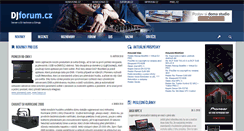 Desktop Screenshot of djforum.cz