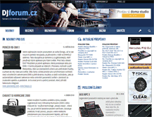 Tablet Screenshot of djforum.cz